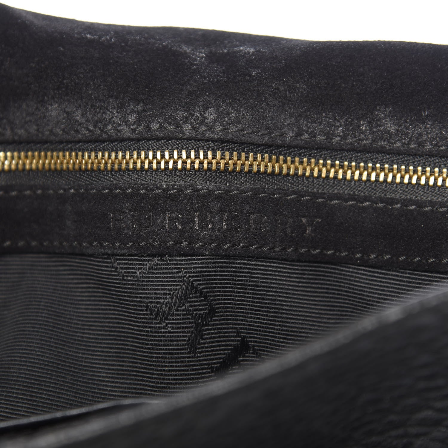 Burberry Signature Grain Large Mildenhall Shoulder Bag Black 6 of 14