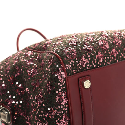Louis Vuitton Sequin Monogram Sunshine Express North South Burgundy 9 of 12