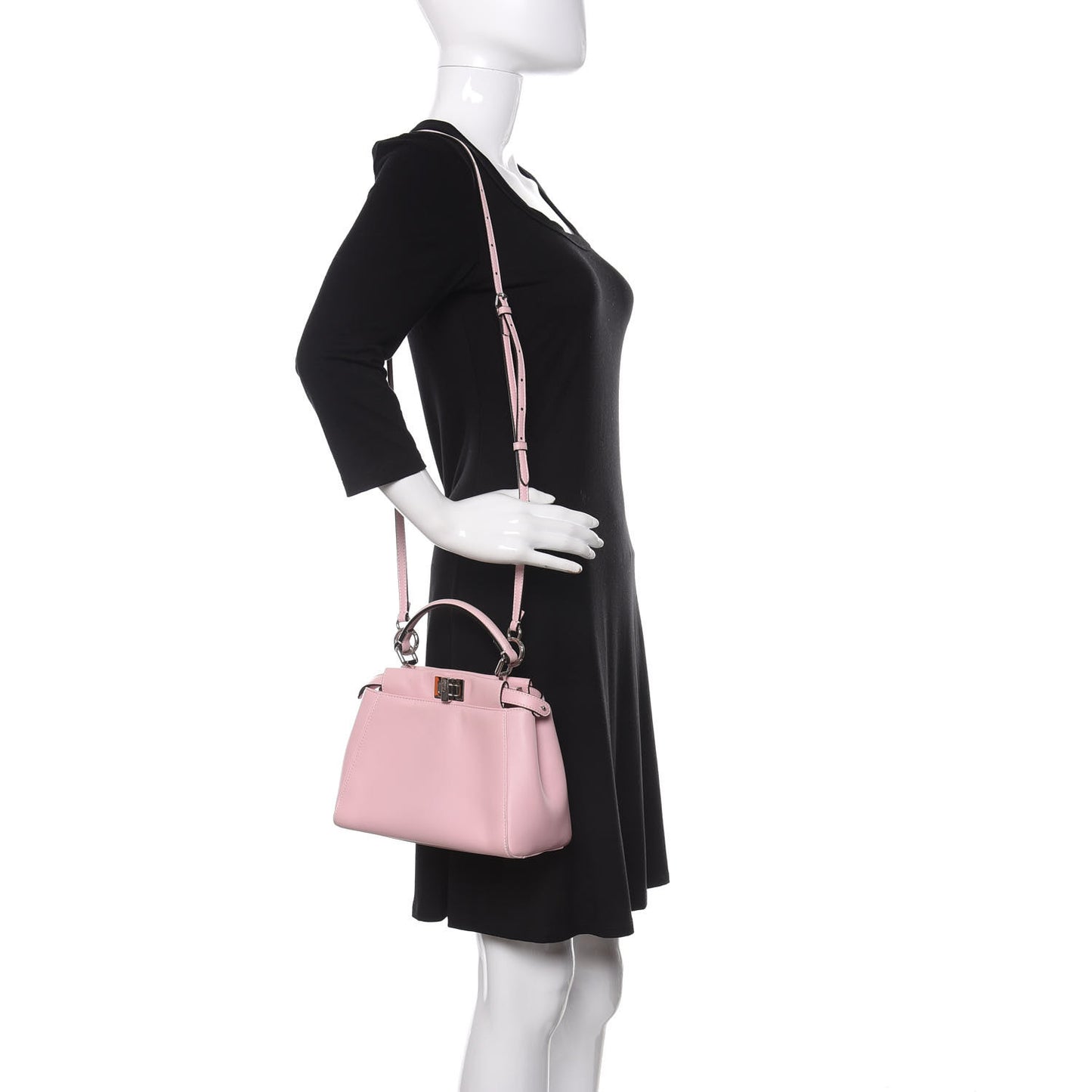 Nappa Mini Peekaboo Iconic Satchel Peonia