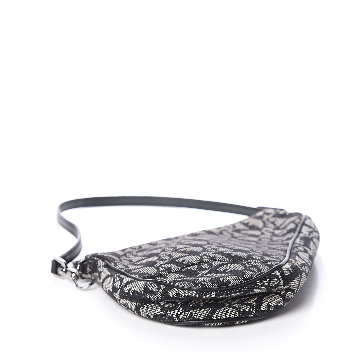 Monogram Mini Saddle Pochette Black