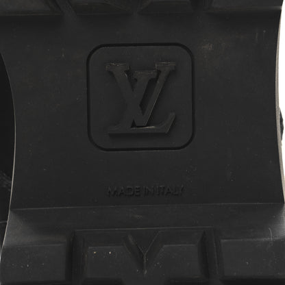 Louis Vuitton Calfskin Territory Flat Ranger Boots 40 Black 8 of 9