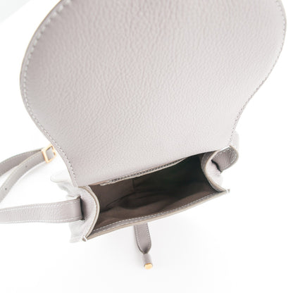 Chloe Calfskin Mini Marcie Round Crossbody Bag Cashmere Grey 5 of 8