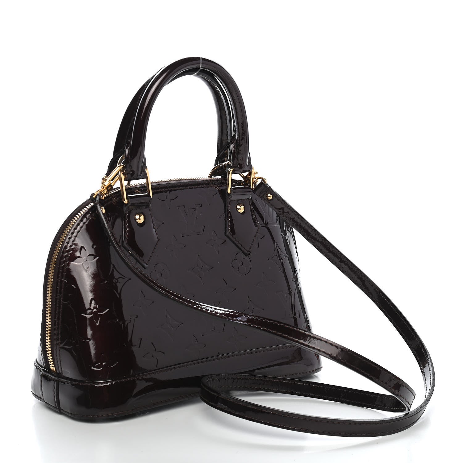 Louis Vuitton Vernis Alma BB Amarante 3 of 9