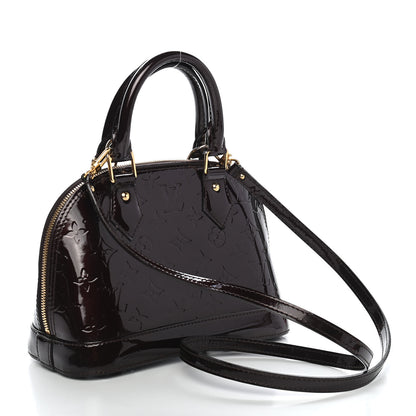 Louis Vuitton Vernis Alma BB Amarante 3 of 9