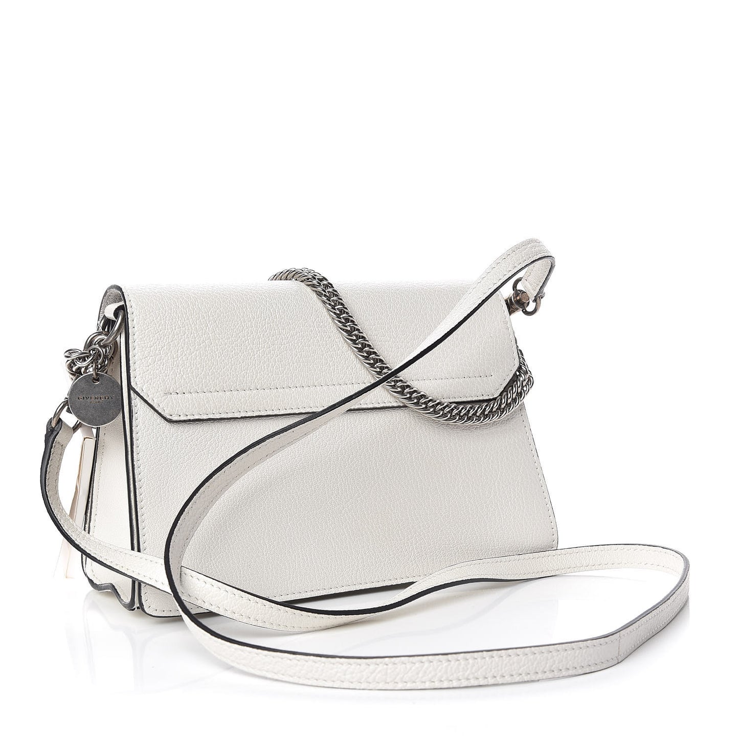 Goatskin Small GV3 Shoulder Bag White