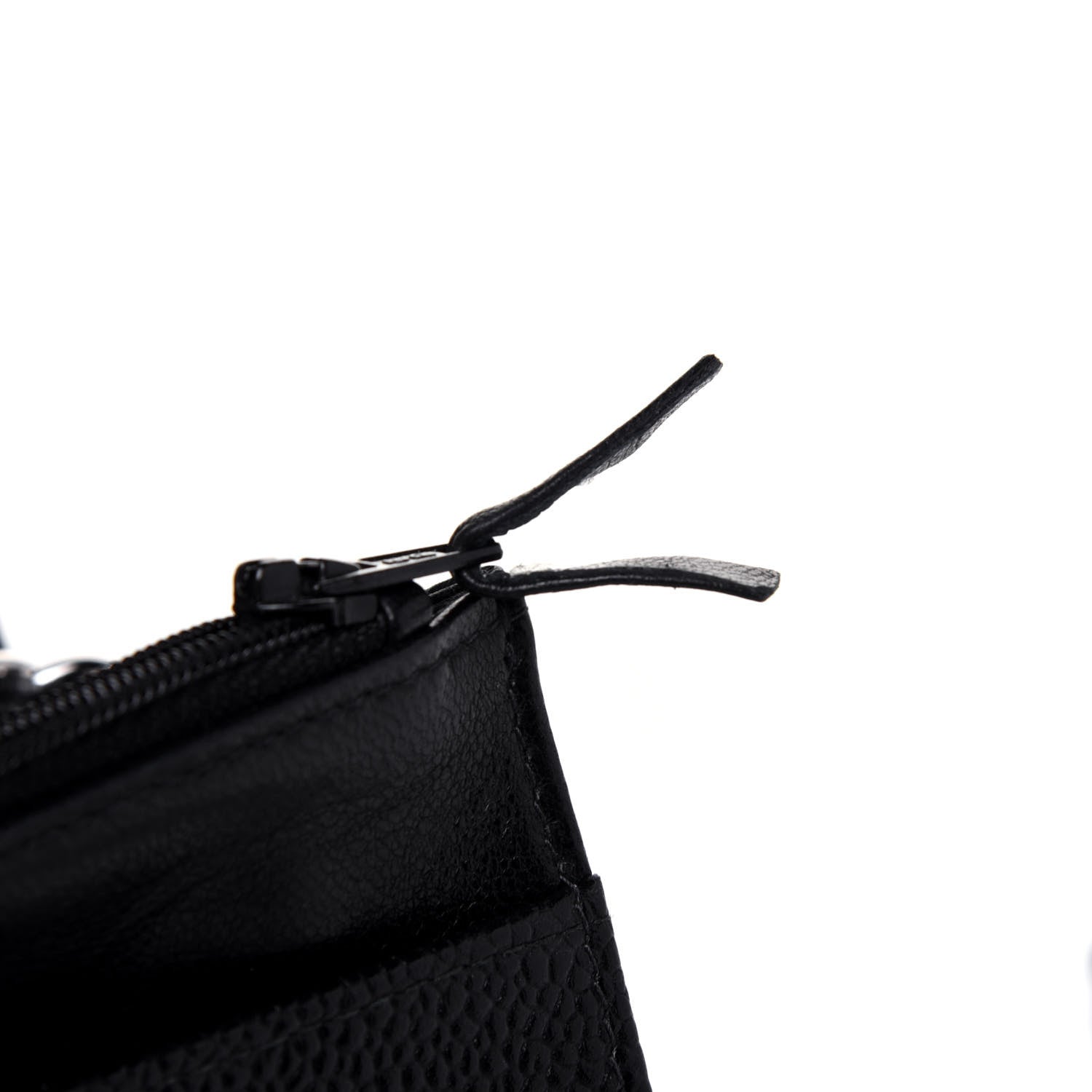 Chanel Caviar Timeless CC Wallet On Chain WOC Black 9 of 13