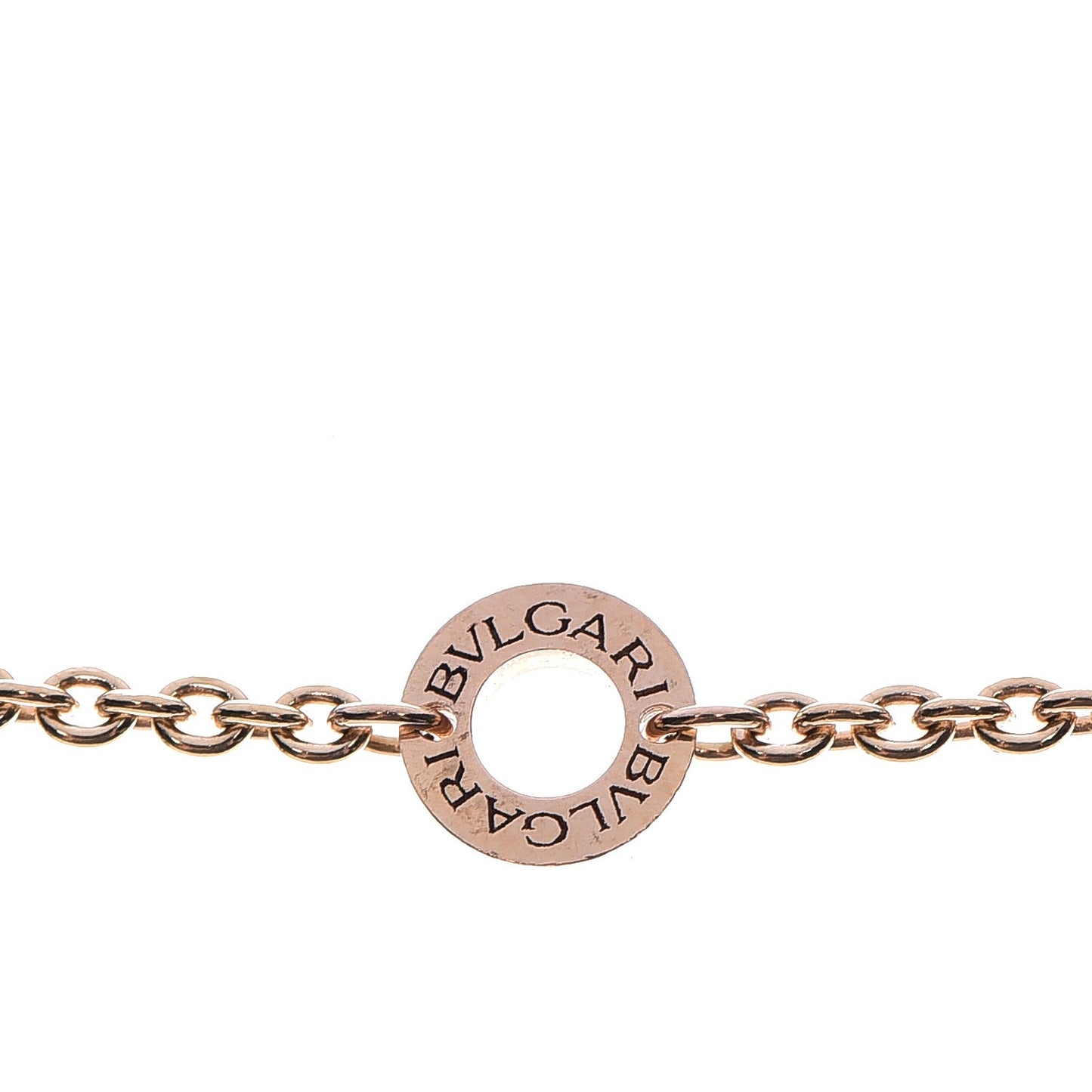 18K Rose Gold Black Ceramic B.Zero1 Pendant Necklace