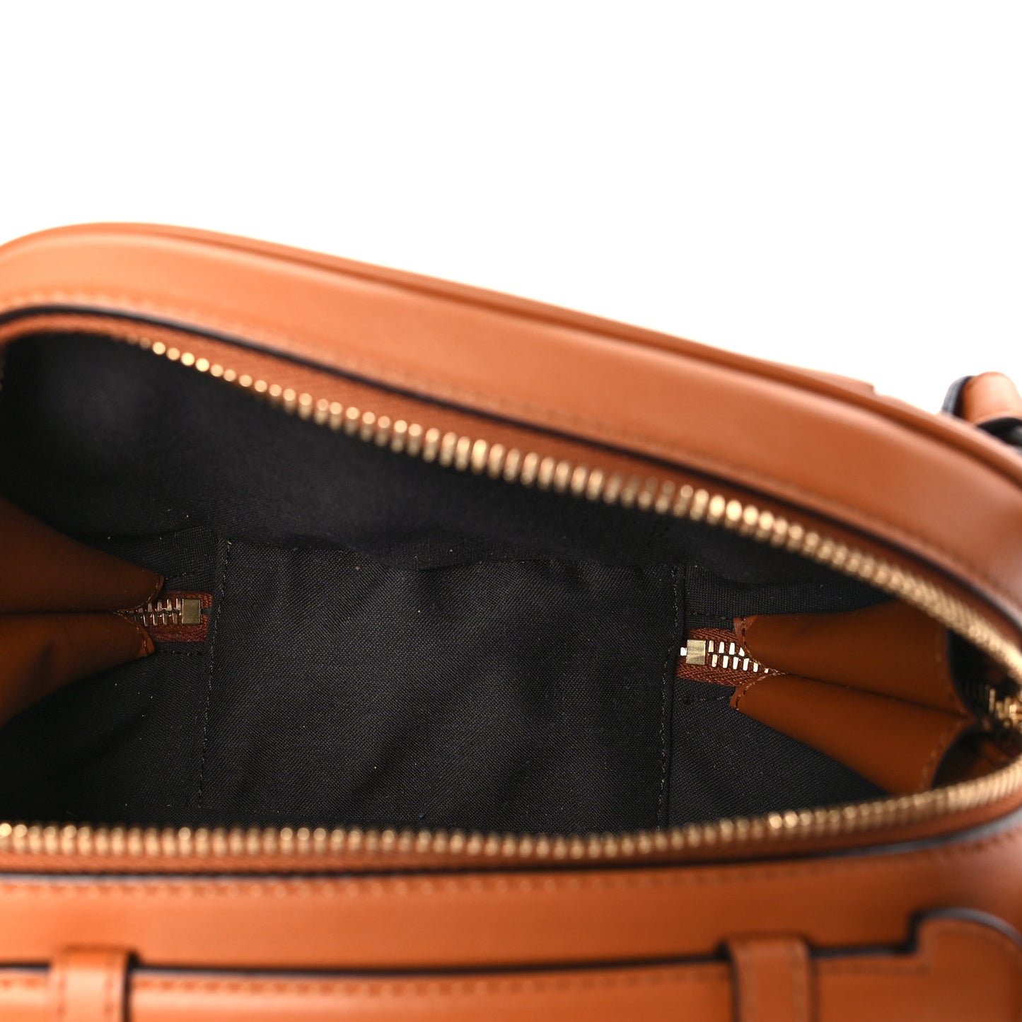 Vitello Grace Camoscio O'Lock Mini Camera Case Cuoio