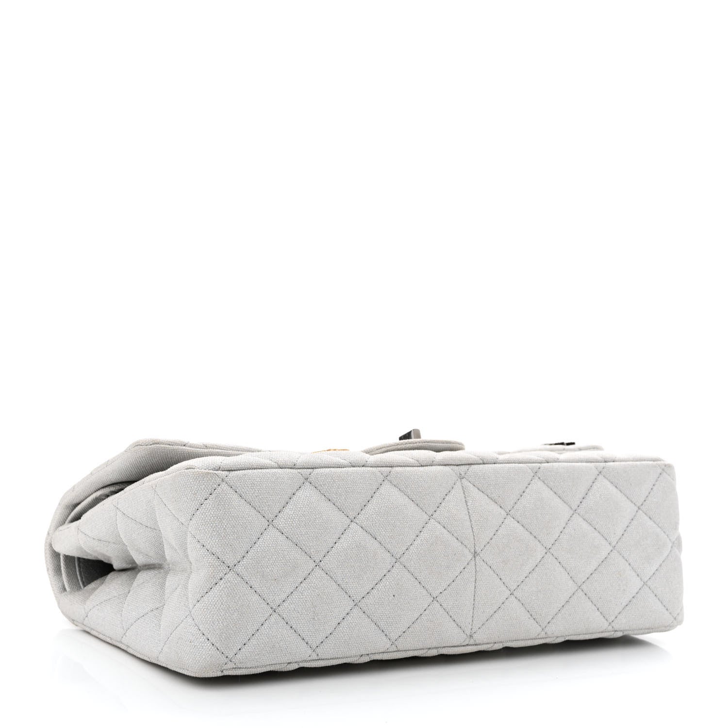 Chanel Metallic Canvas Space Charms 2.55 Reissue 226 Flap Silver 4 of 14