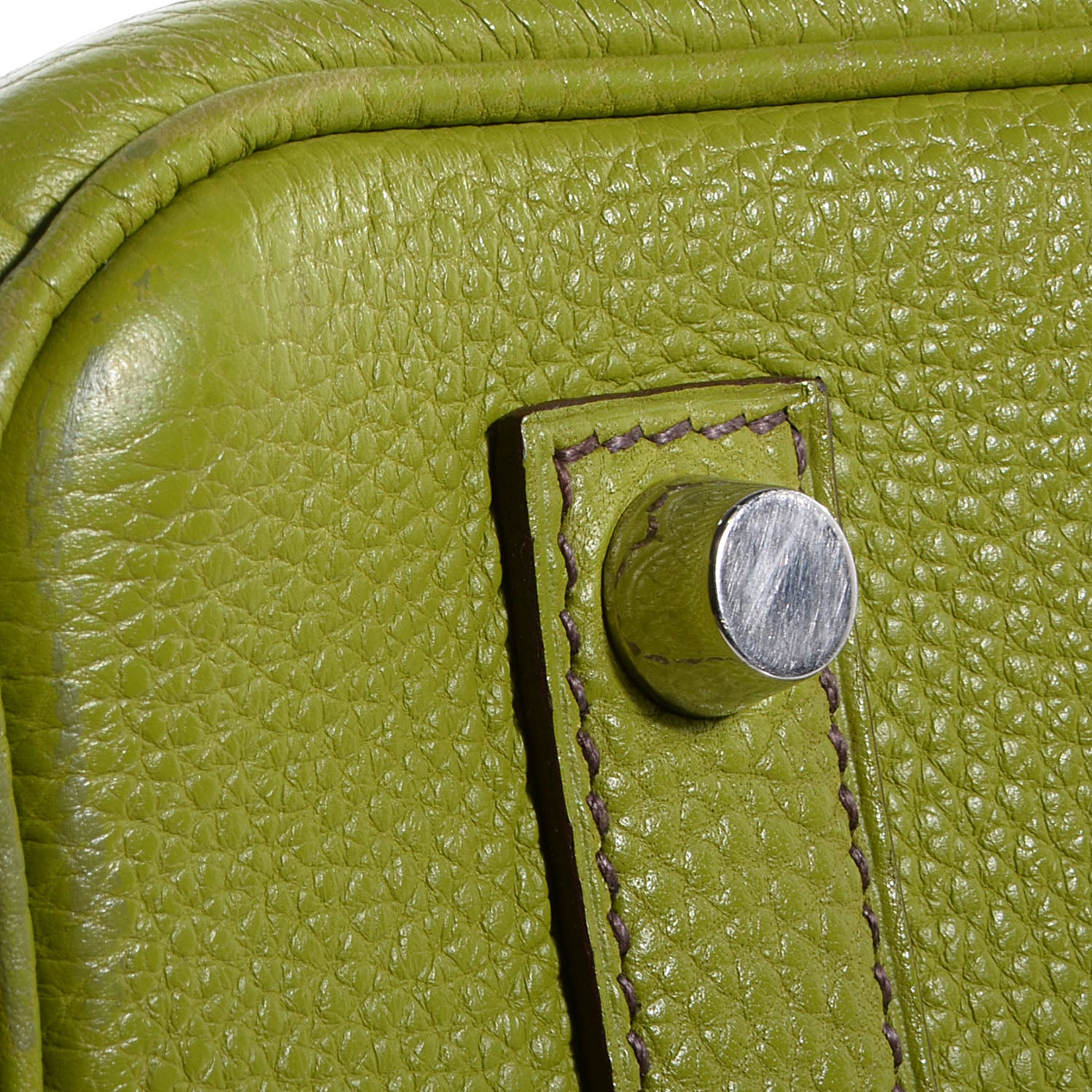 Hermes Togo Birkin 35 Vert Anis 19 of 23