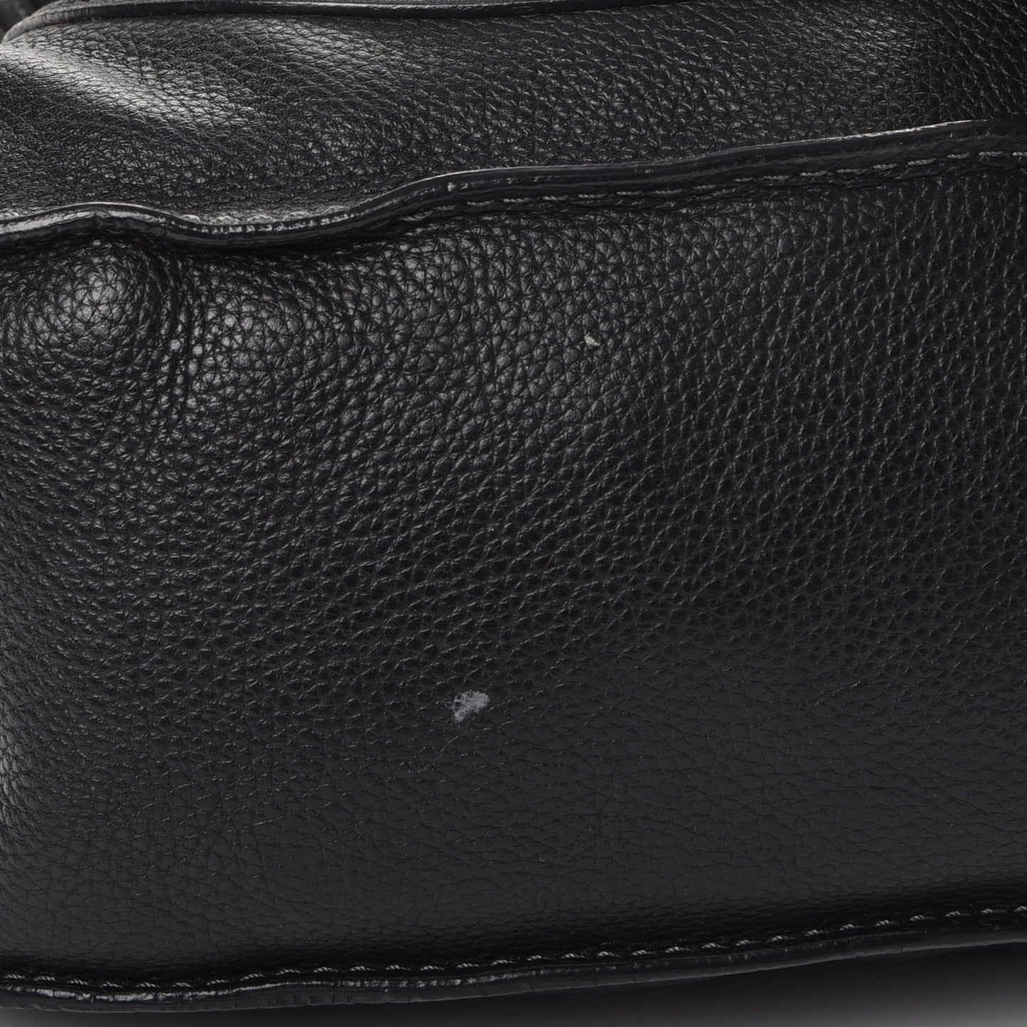 Calfskin Medium Marcie Satchel Black