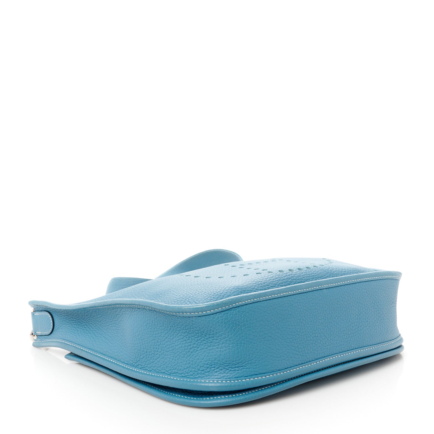 Hermes Taurillon Clemence Evelyne III PM Blue Jean 4 of 14