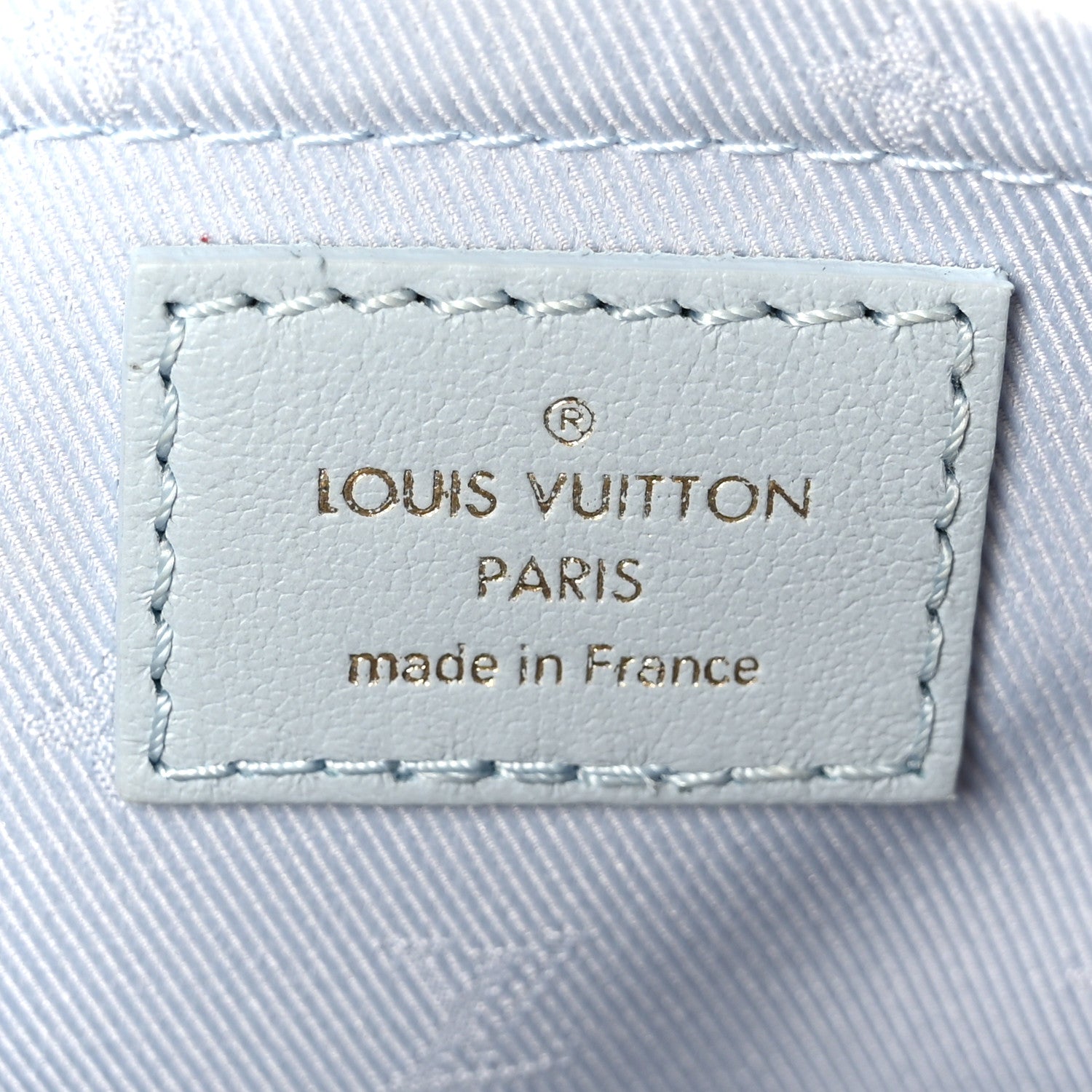 Louis Vuitton Calfskin Bubblegram Alma BB Ice Blue 6 of 9