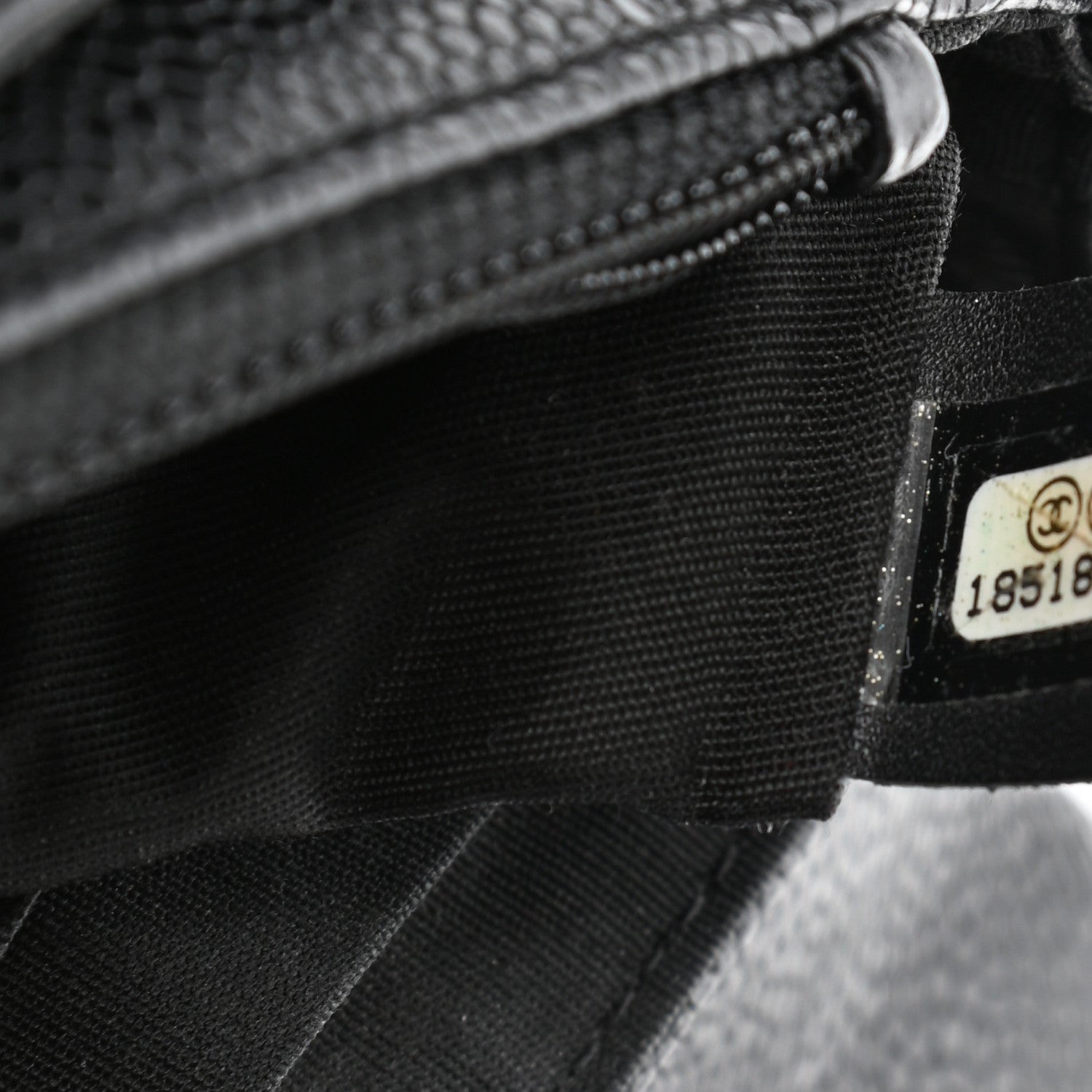 Chanel Caviar Half Moon Wallet On Chain WOC Black 8 of 11