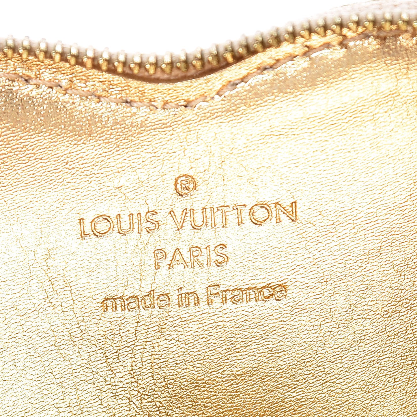 Monogram Miroir Heart Coin Purse Gold