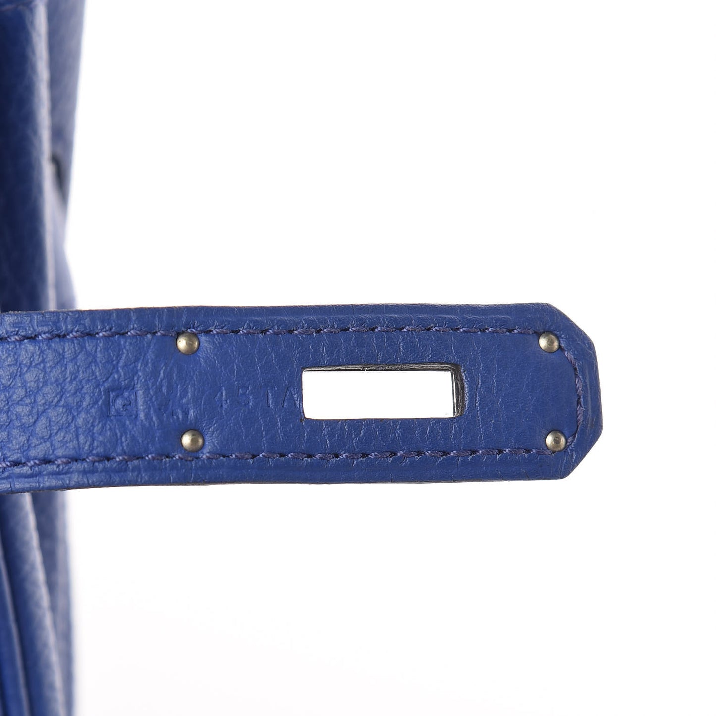 Togo Birkin 35 Bleu Electrique