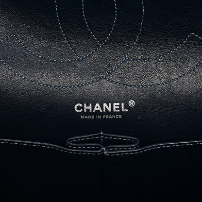 Chanel Patent Quilted 2.55 Reissue 227 Flap Blue Fonce 7 of 21