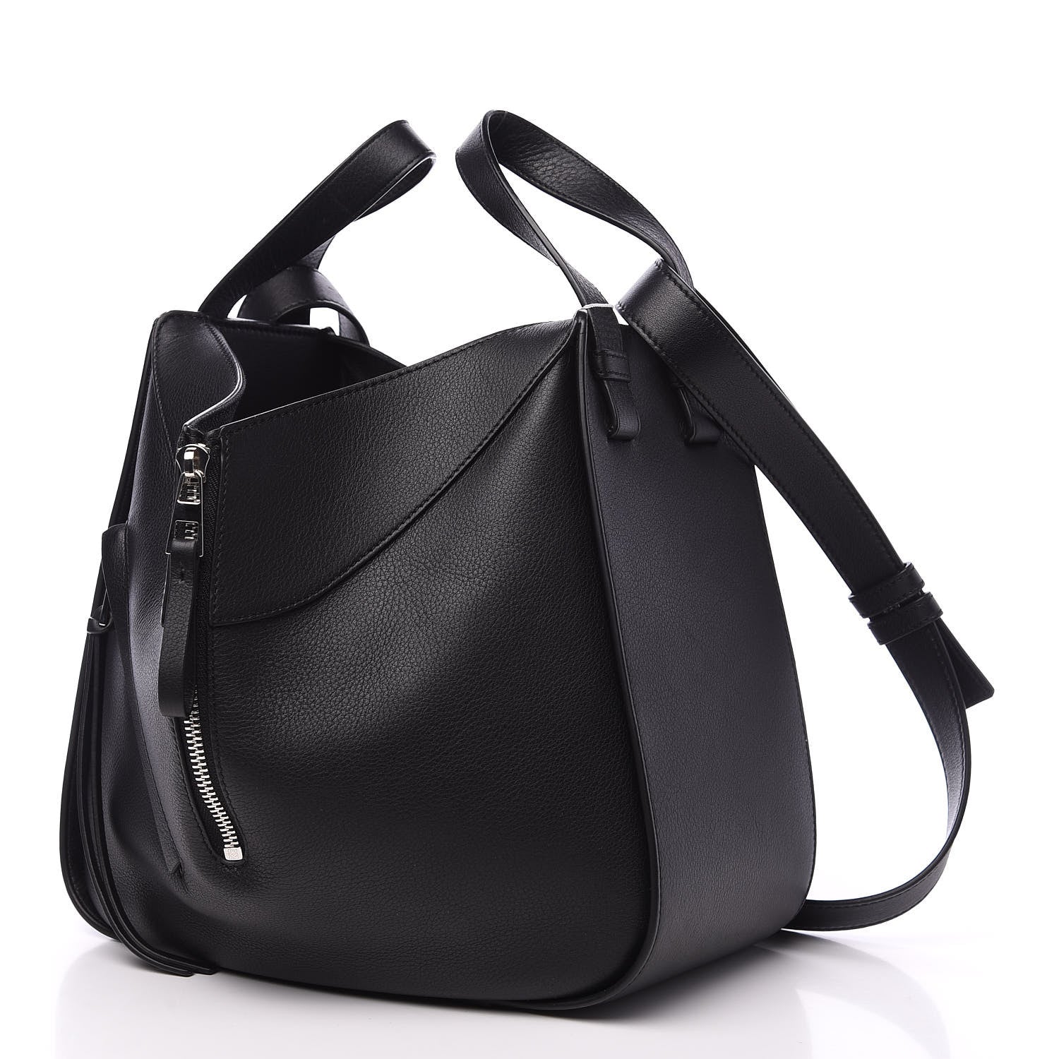 Loewe Calfskin Small Hammock Shoulder Bag Black 2 of 11