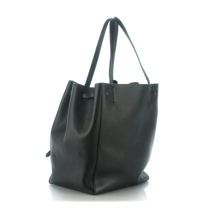 Celine Soft Grained Calfskin Medium Belt Cabas Phantom Black 3 of 8