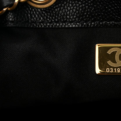 Chanel Caviar Quilted Medium Chanel 25 Handbag Black 8 of 12