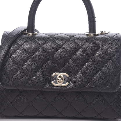 Chanel Caviar Quilted Mini Coco Handle Flap Black 8 of 11