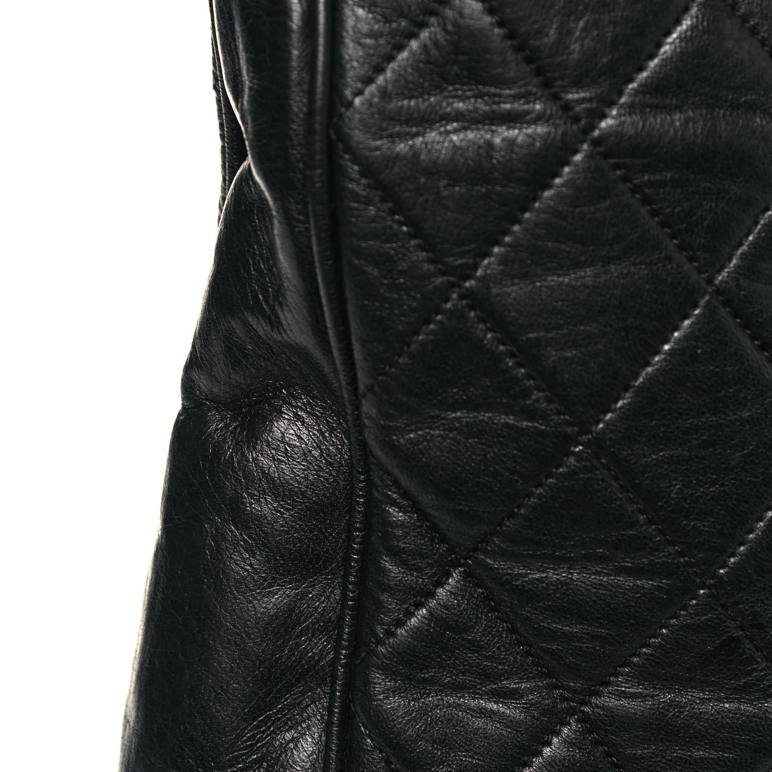 Chanel Lambskin Quilted Hobo Black 16 of 18