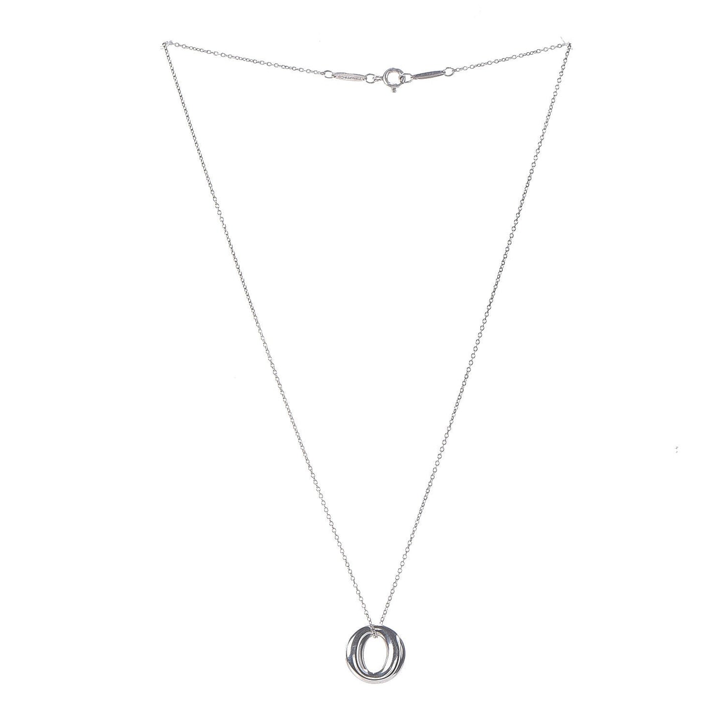 Sterling Silver Elsa Peretti Sevillana Pendant Necklace