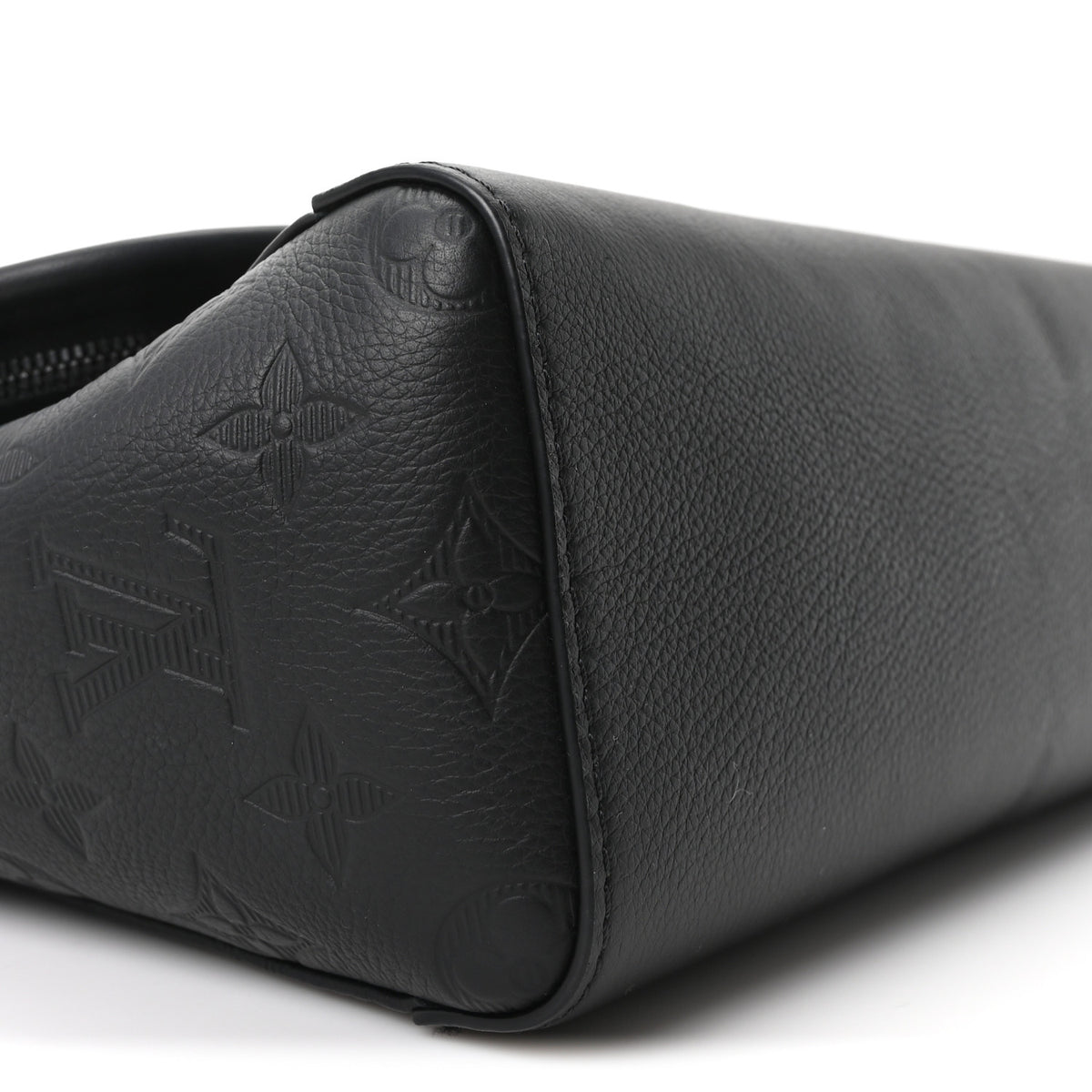 Calfskin Monogram Shadow Pulse Messenger  Black