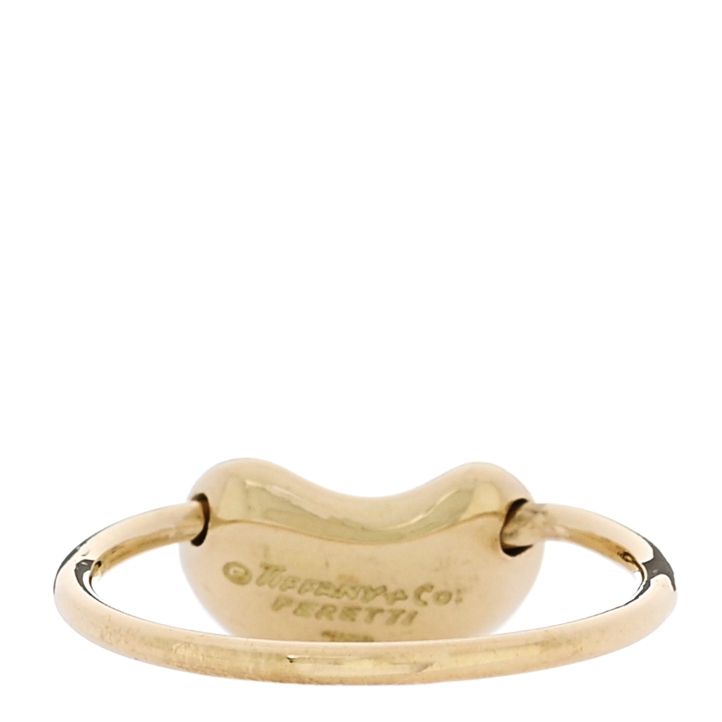 18K Yellow Gold Elsa Peretti Bean Ring 49 5