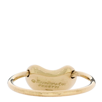 Tiffany 18K Yellow Gold Elsa Peretti Bean Ring 49 5 3 of 4