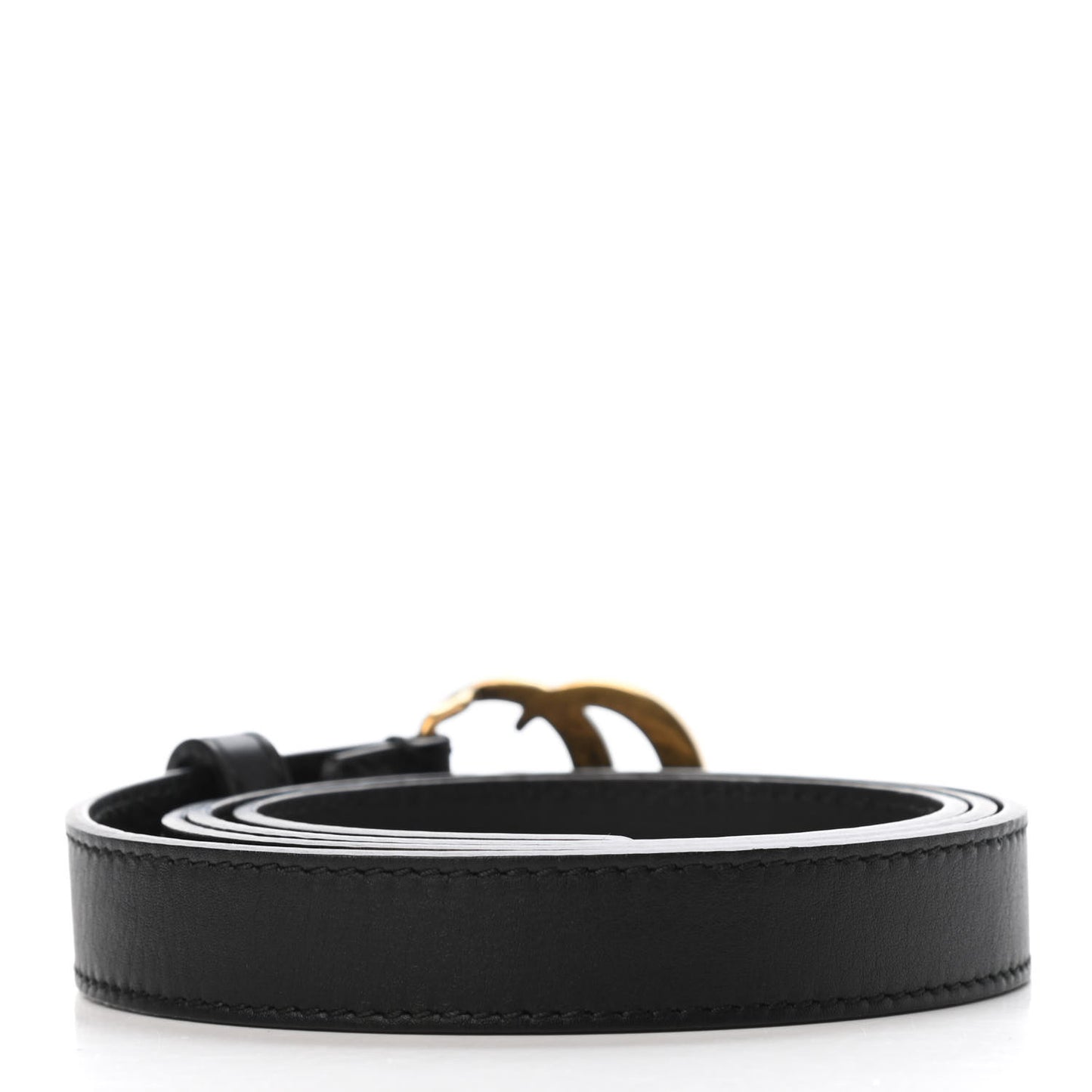 Calfskin Double G 20mm Belt 90 36 Black