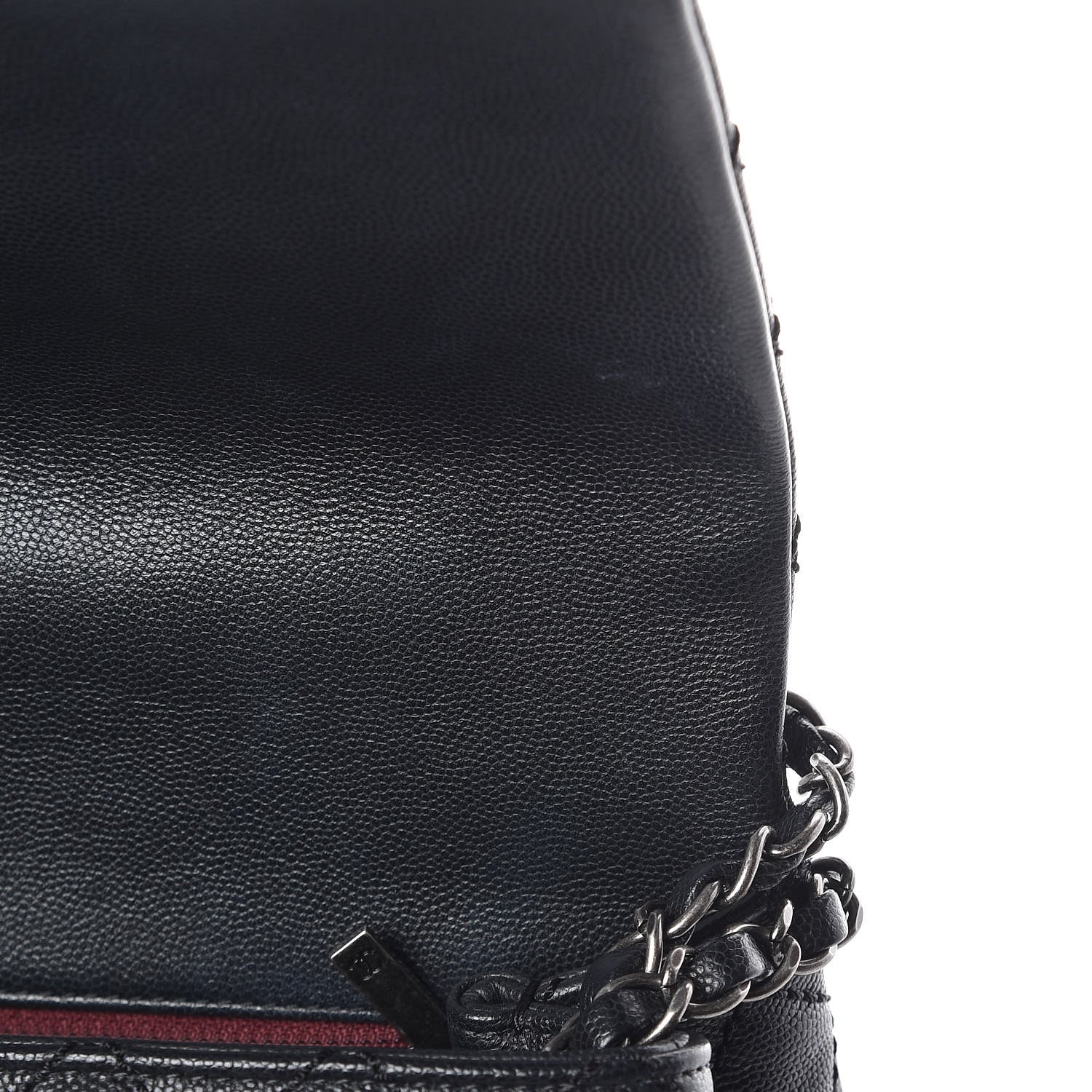 Chanel Caviar Quilted Medium Coco Handle Flap Black 11 of 13