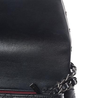 Chanel Caviar Quilted Medium Coco Handle Flap Black 11 of 13