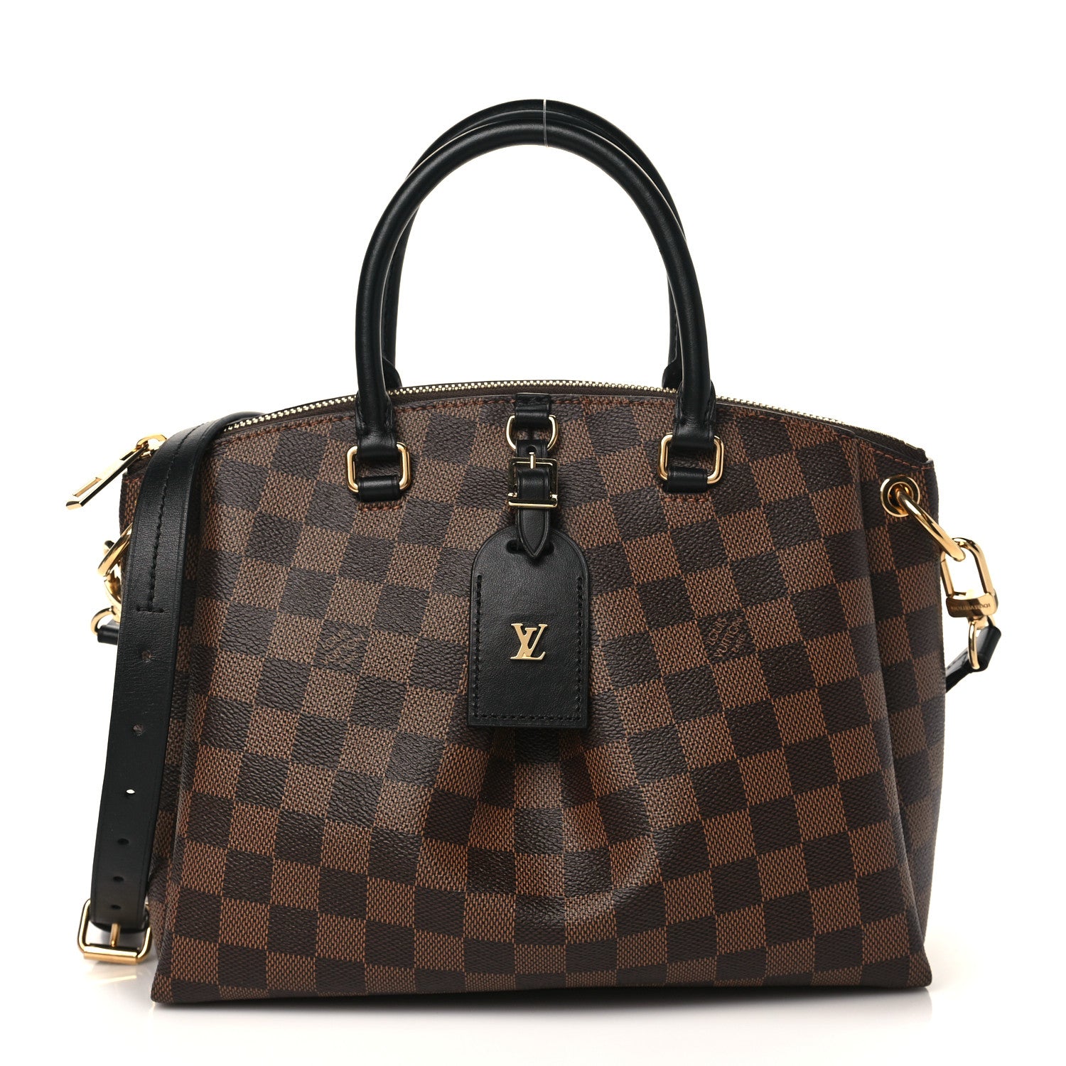 Louis Vuitton Damier Ebene Odeon Tote PM Black 1 of 8