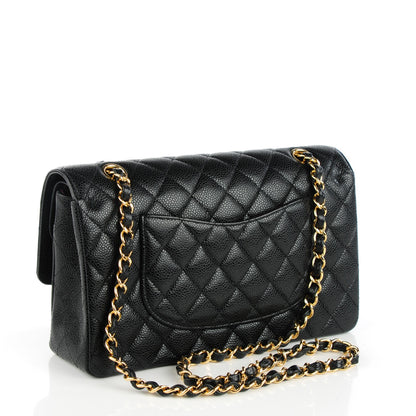 Chanel Caviar Quilted Medium Double Flap Black 3 of 8