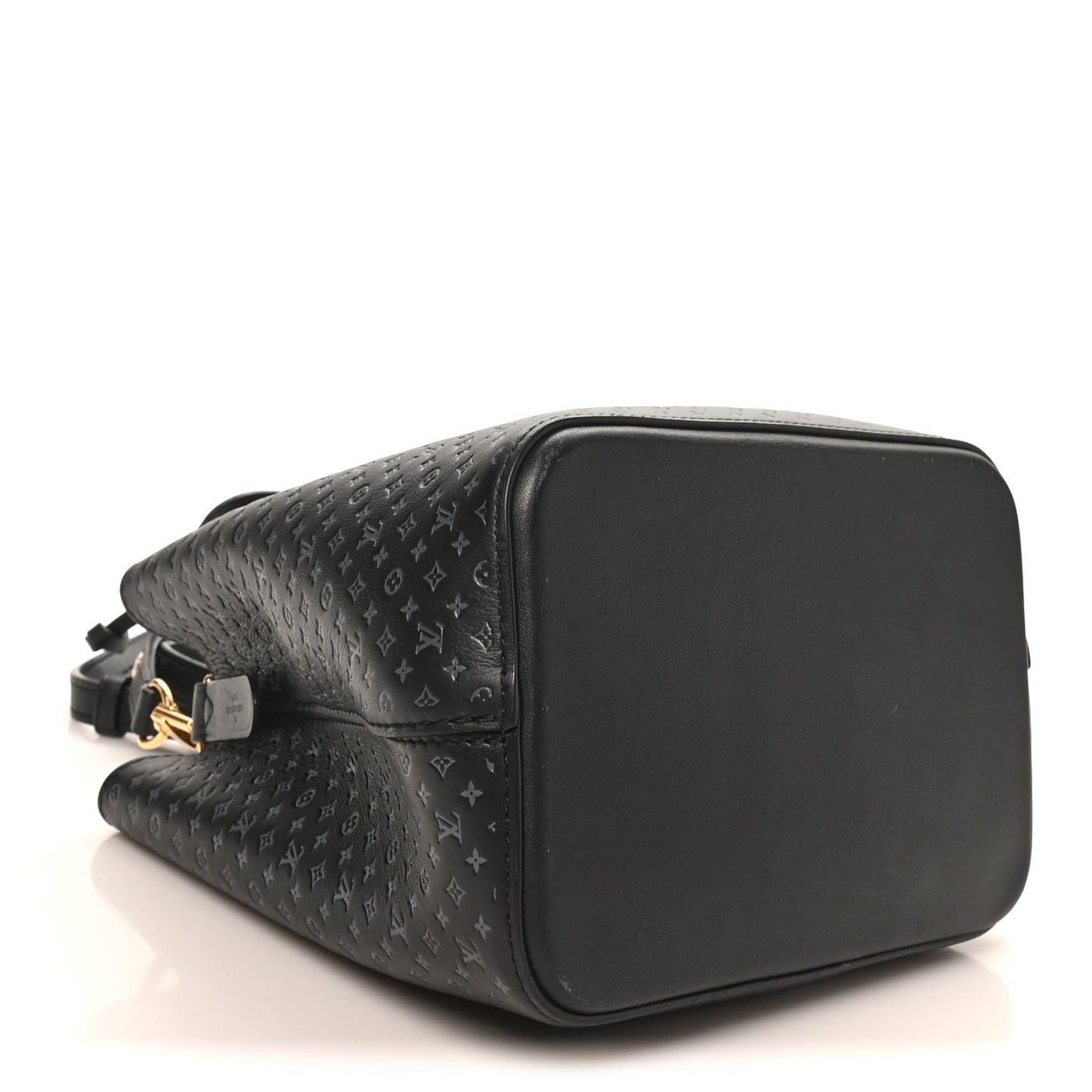 Calfskin Nanogram Embossed Neonoe BB Black