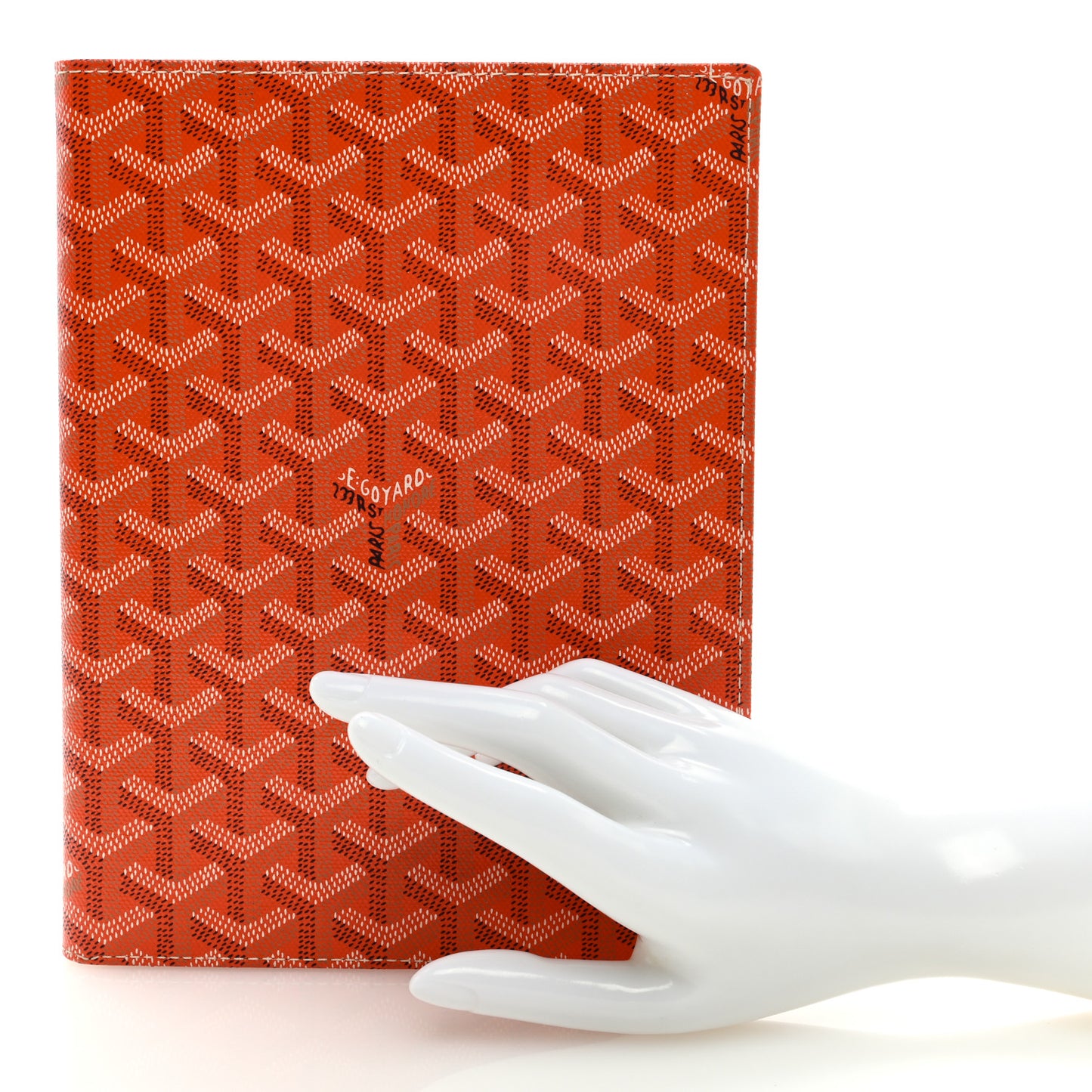 Goyardine Agenda Cover Orange
