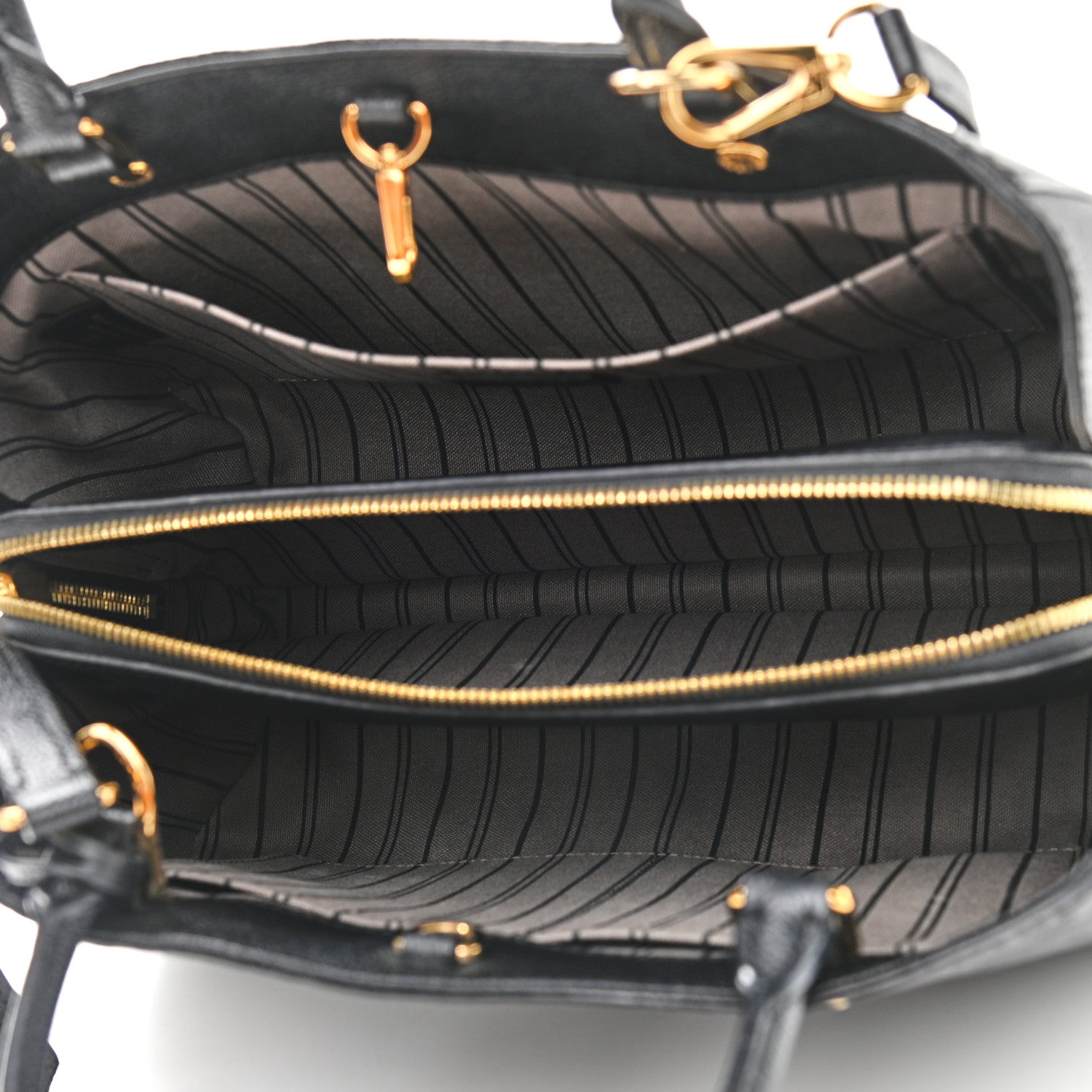 Louis Vuitton Empreinte Montaigne MM Black 5 of 10