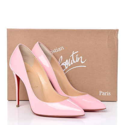Christian Louboutin Patent Pigalle Follies 100 Pumps 37 Eglantine 10 of 10