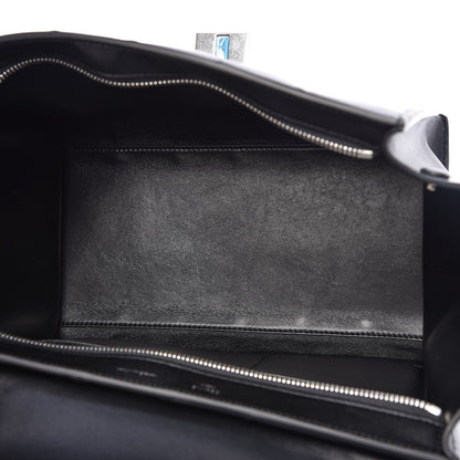 Celine Lambskin Quilted Small Trapeze Black 6 of 11