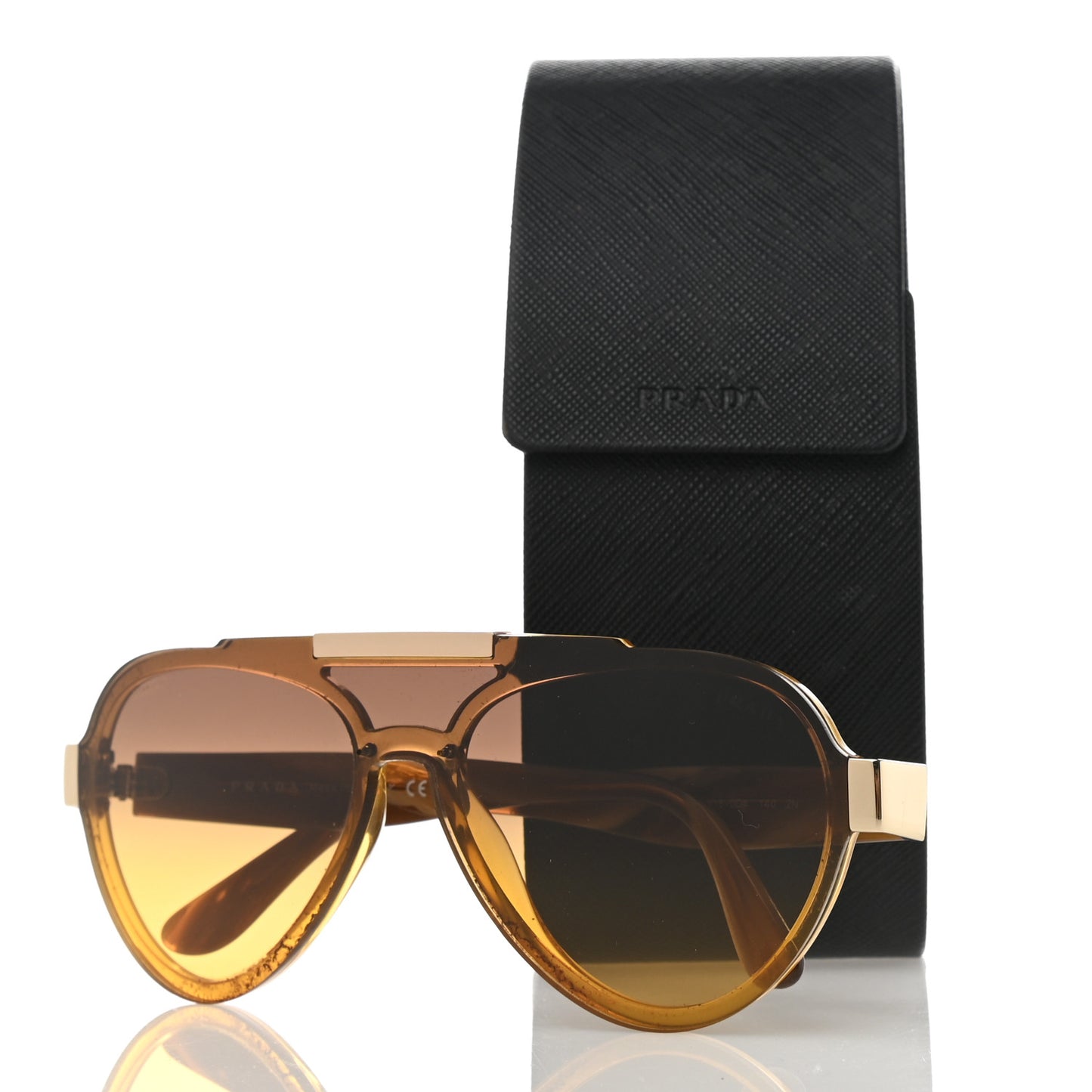 Aviator Sunglasses SPR 01U Light Brown