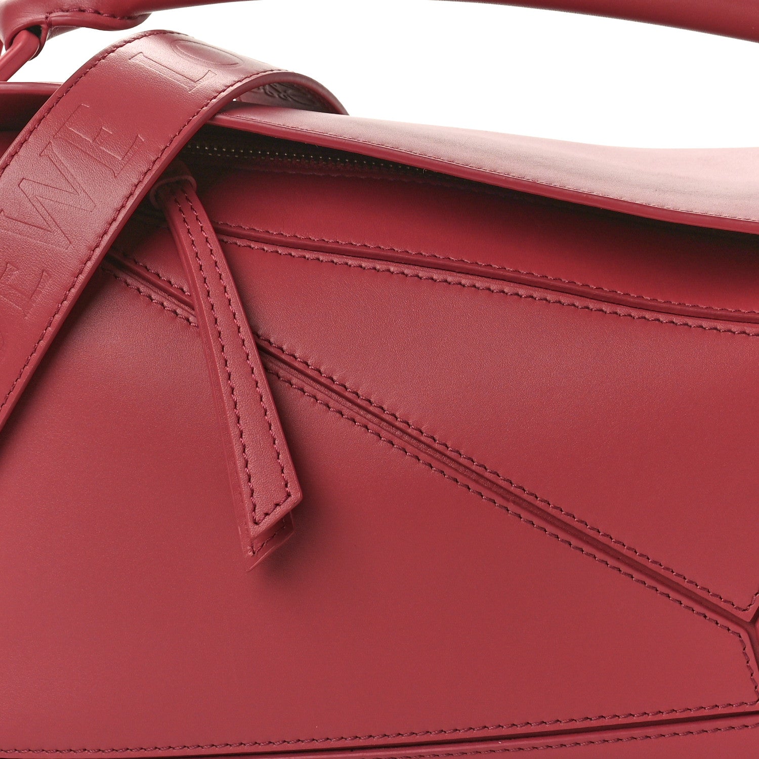 Loewe Satin Calfskin Small Puzzle Bag Plumrose 7 of 10