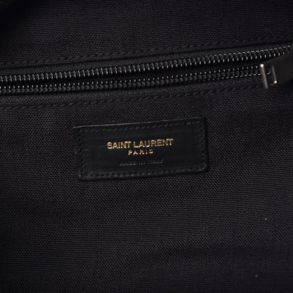 Saint Laurent Printed Canvas Leopard Classic Hunting Backpack Brown 6 of 9
