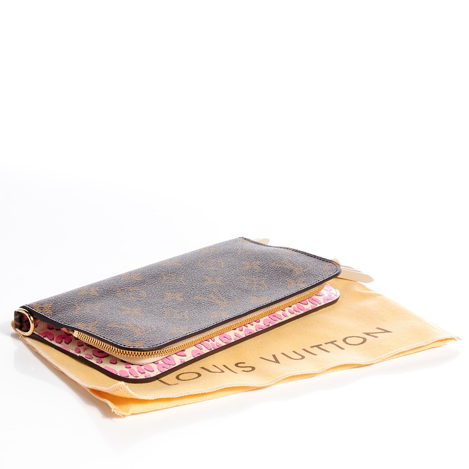 Louis Vuitton Monogram Leopard Insolite Wallet Blanc Corail 4 of 7