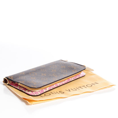 Louis Vuitton Monogram Leopard Insolite Wallet Blanc Corail 4 of 7