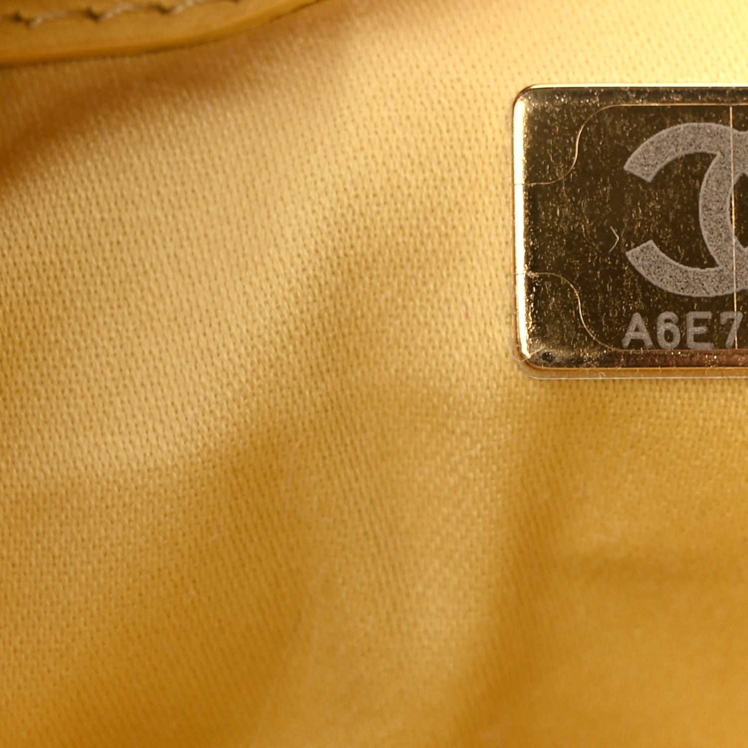 Chanel Suede Quilted Mini Chanel 25 Handbag Yellow 7 of 11