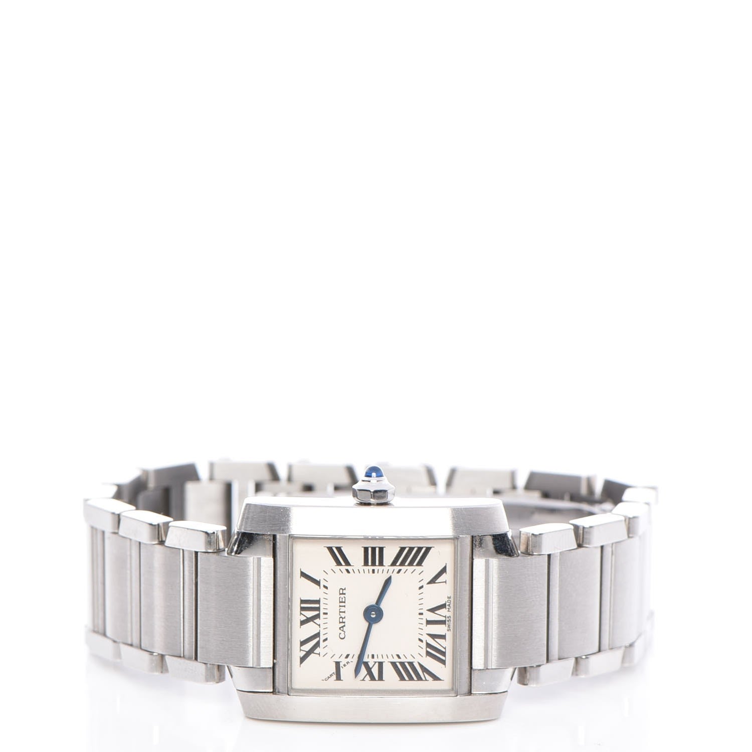 Cartier Stainless Steel 20mm Tank Francaise Quartz Watch 4 of 7