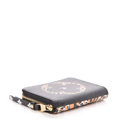 Louis Vuitton Monogram Giant Jungle Zippy Coin Purse Black 4 of 6