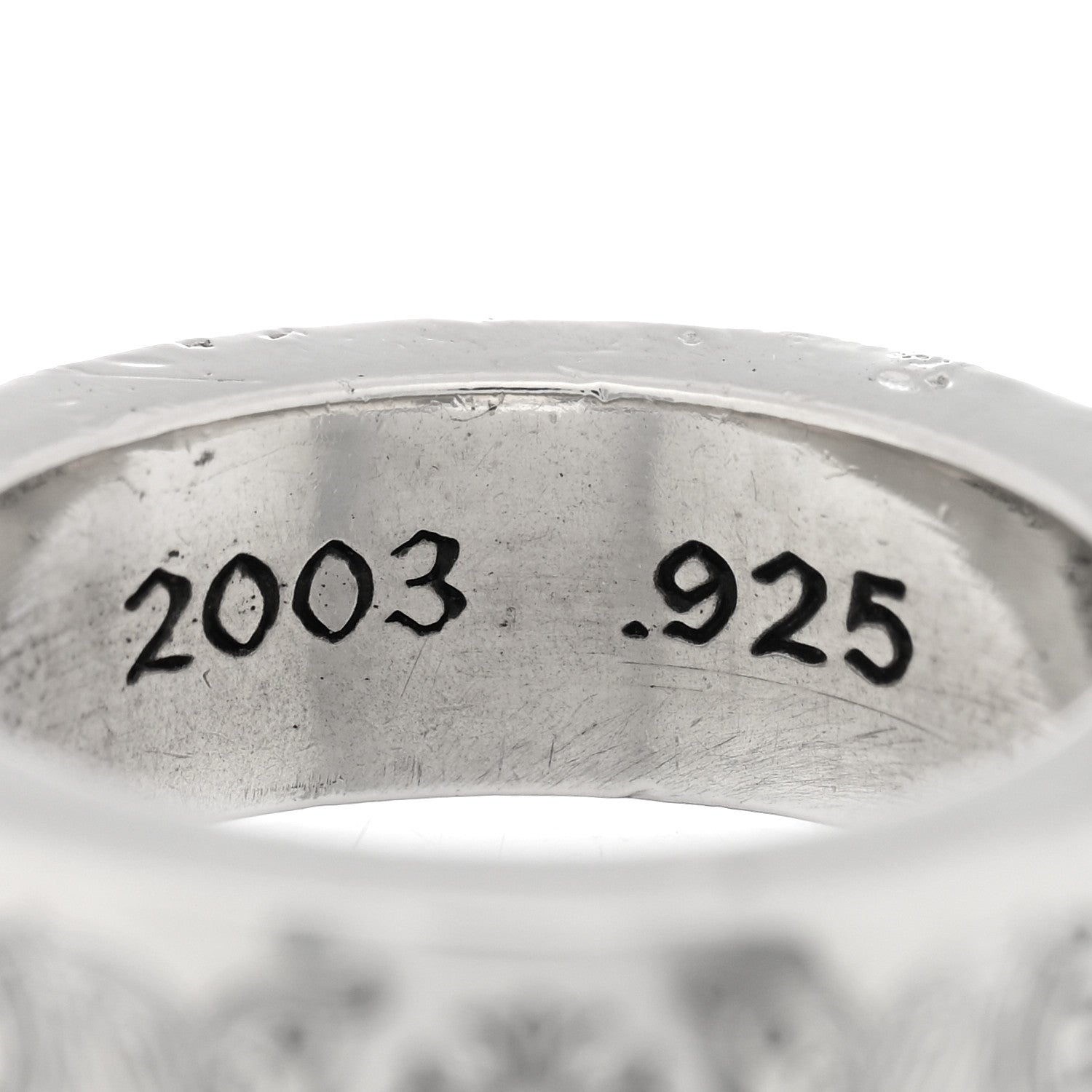 Chrome Hearts Sterling Silver Spacer Dagger Ring 49 4.75 1786296