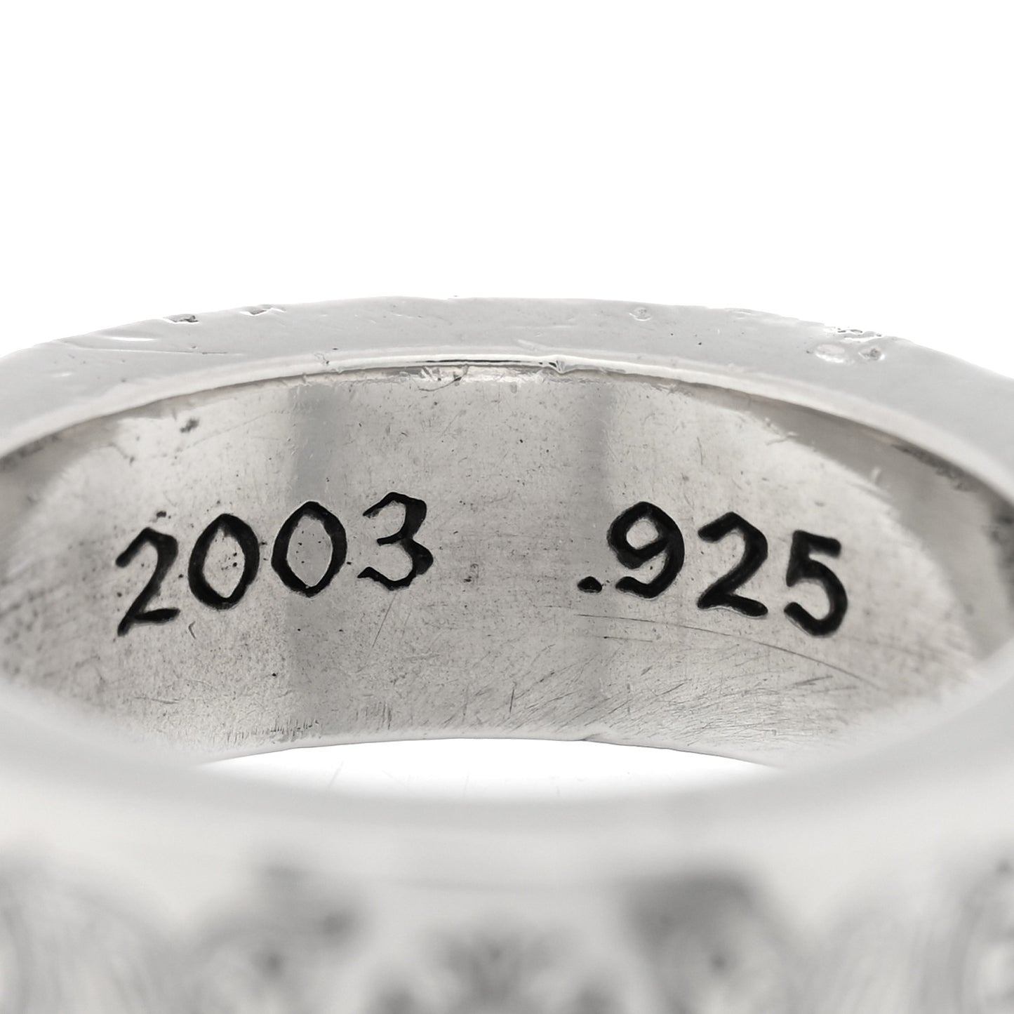 Sterling Silver Spacer Dagger Ring 49 4.75